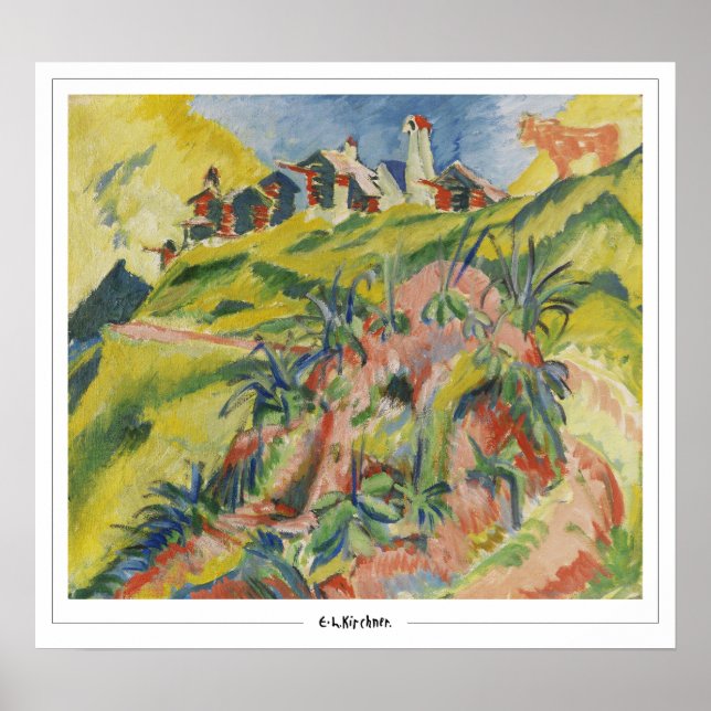Poster d'art Ernst Ludwig Kirchner Zedign #240 (Devant)