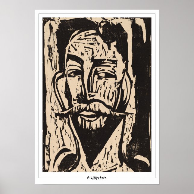 Poster d'art Ernst Ludwig Kirchner Zedign #327 (Devant)