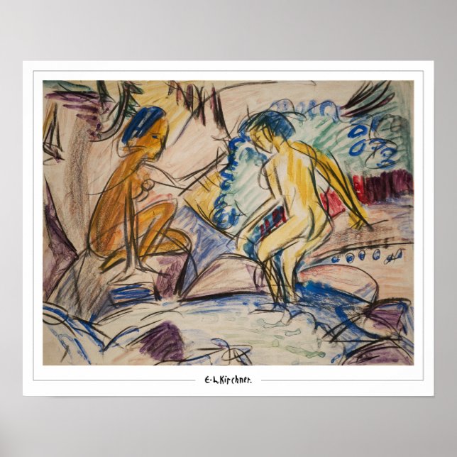 Poster d'art Ernst Ludwig Kirchner Zedign #643 (Devant)
