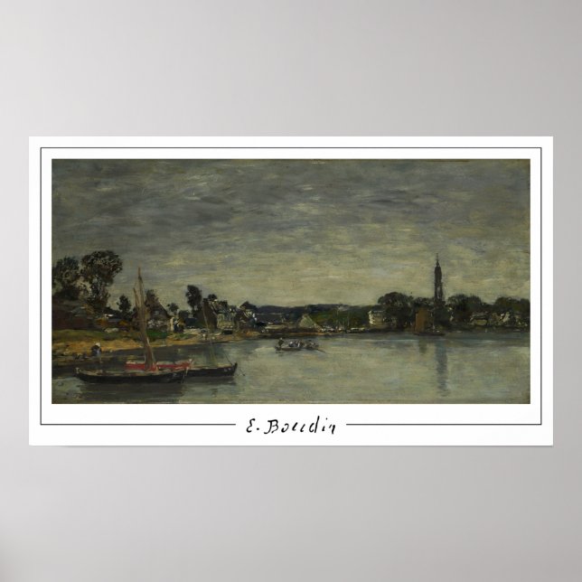 Poster d'art Eugène Boudin Zedign #244-2 (Devant)