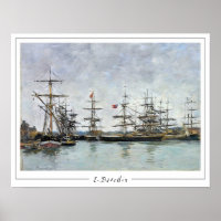 Poster d'art Eugène Boudin Zedign #375-2