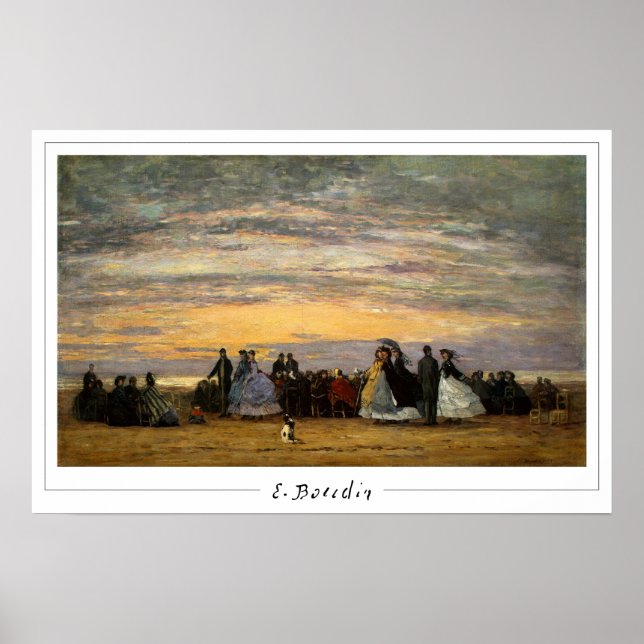 Poster d'art Eugène Boudin Zedign #5 (Devant)