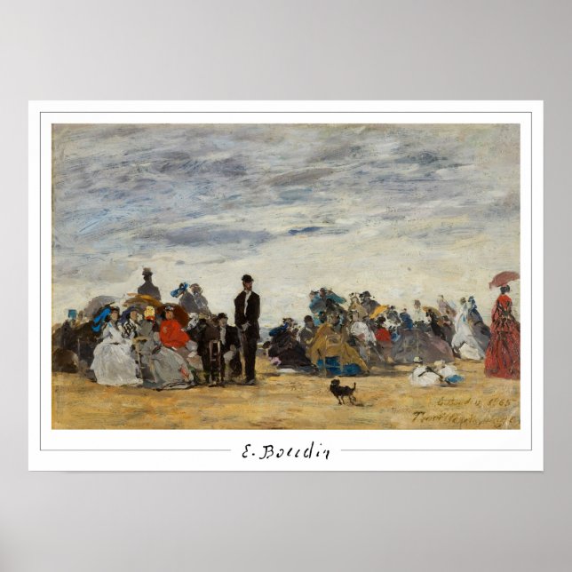 Poster d'art Eugène Boudin Zedign #6-2 (Devant)