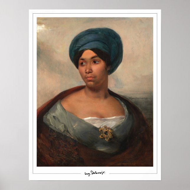 Poster d'art Eugène Delacroix Zedign #171 (Devant)
