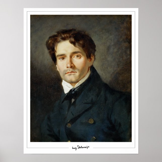 Poster d'art Eugène Delacroix Zedign #200 (Devant)