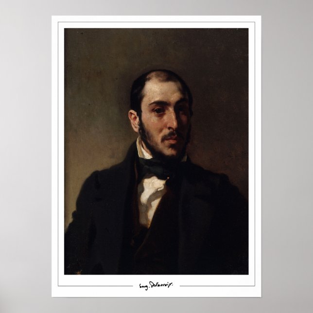 Poster d'art Eugène Delacroix Zedign #254 (Devant)