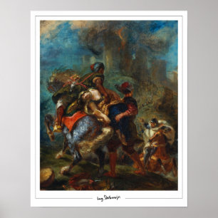 Poster d'art Eugène Delacroix Zedign #3