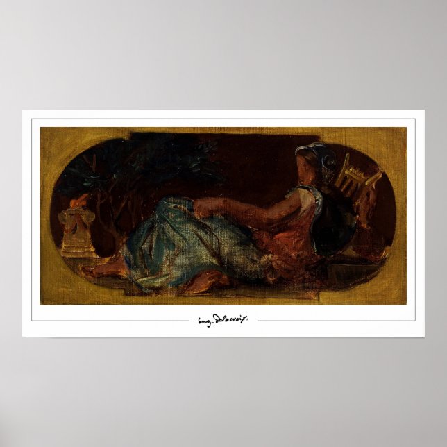 Poster d'art Eugène Delacroix Zedign #699 (Devant)