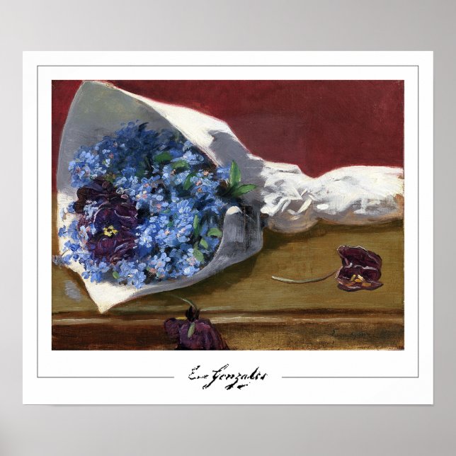 Poster d'art Eva Gonzalès Zedign #2 (Devant)