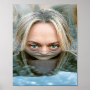 Poster d'art "Face in the Water" Imprimer Katty Pu