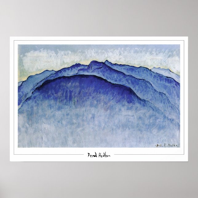 Poster d'art Ferdinand Hodler Zedign #157 (Devant)