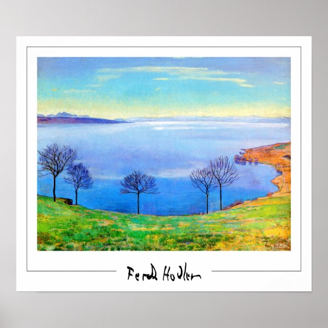 Poster d'art Ferdinand Hodler Zedign #2 (Devant)