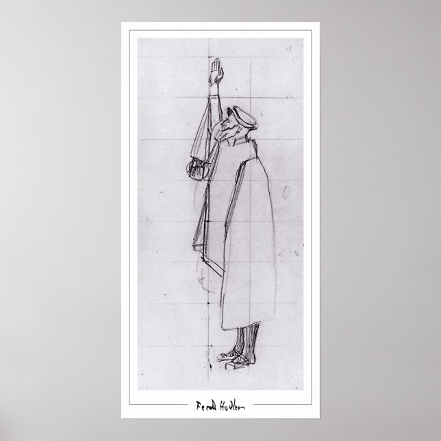 Poster d'art Ferdinand Hodler Zedign #216 (Devant)