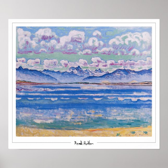 Poster d'art Ferdinand Hodler Zedign #230 (Devant)