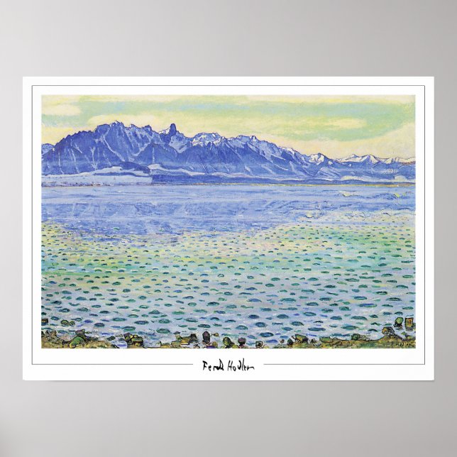 Poster d'art Ferdinand Hodler Zedign #268 (Devant)