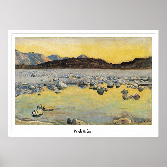 Poster d'art Ferdinand Hodler Zedign #84 (Devant)