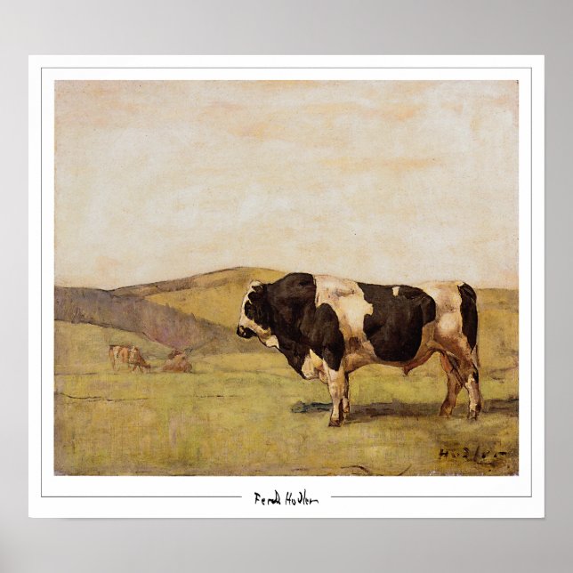 Poster d'art Ferdinand Hodler Zedign #90 (Devant)