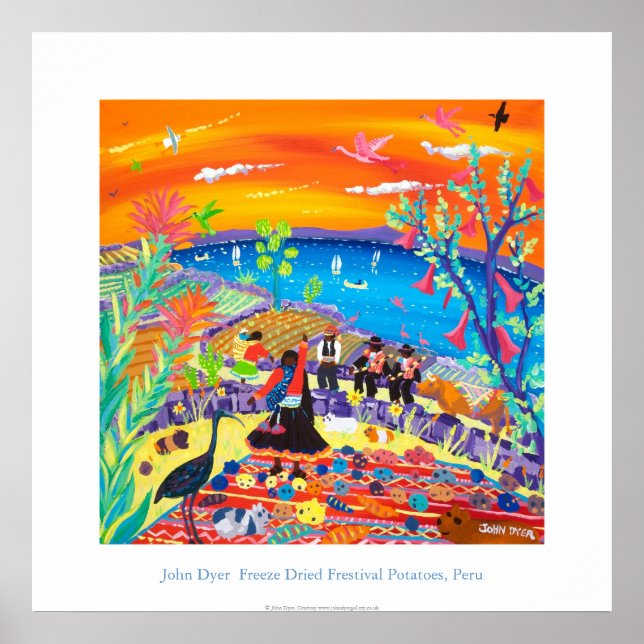 Poster d'art : Festival Pommes de terre Isla Taqui (Devant)