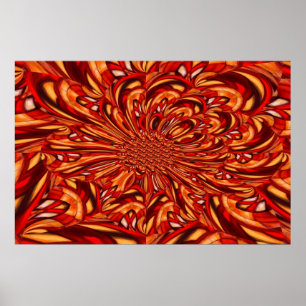 Poster d'art Fractal Abstraits Circles Imprimer