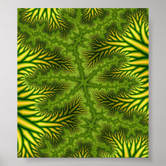 Poster d'art fractal "MJ"