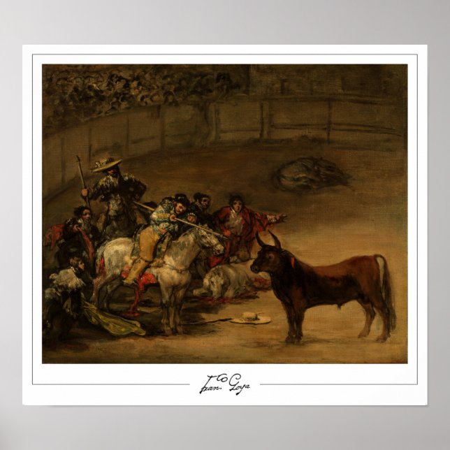 Poster d'art Francisco Goya Zedign #7 (Devant)