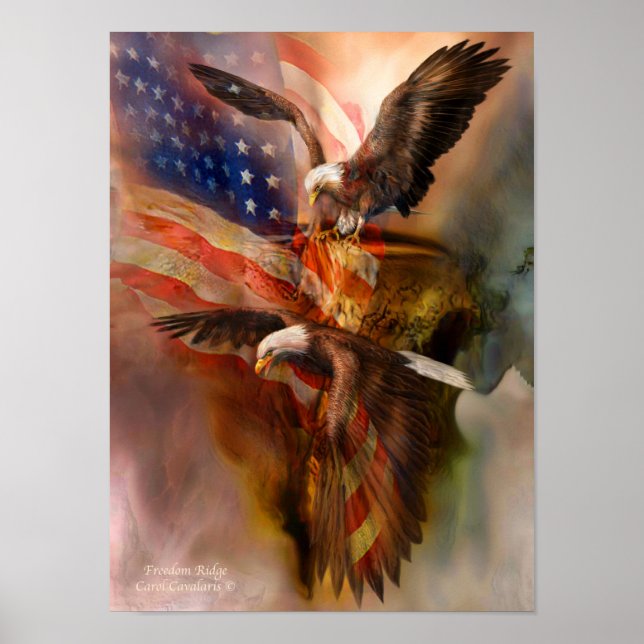 Poster d'art Freedom Ridge-Eagle/Imprimer (Devant)