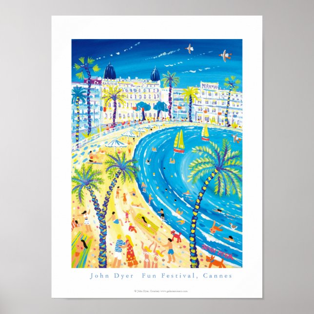 Poster d'art : Fun Festival Cannes, France (Devant)