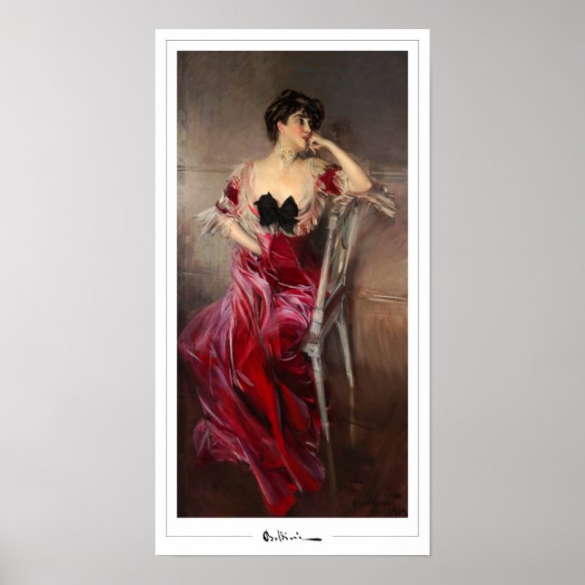 Poster d'art Giovanni Boldini Zedign #113 (Devant)