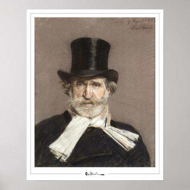 Poster d'art Giovanni Boldini Zedign #258 (Devant)