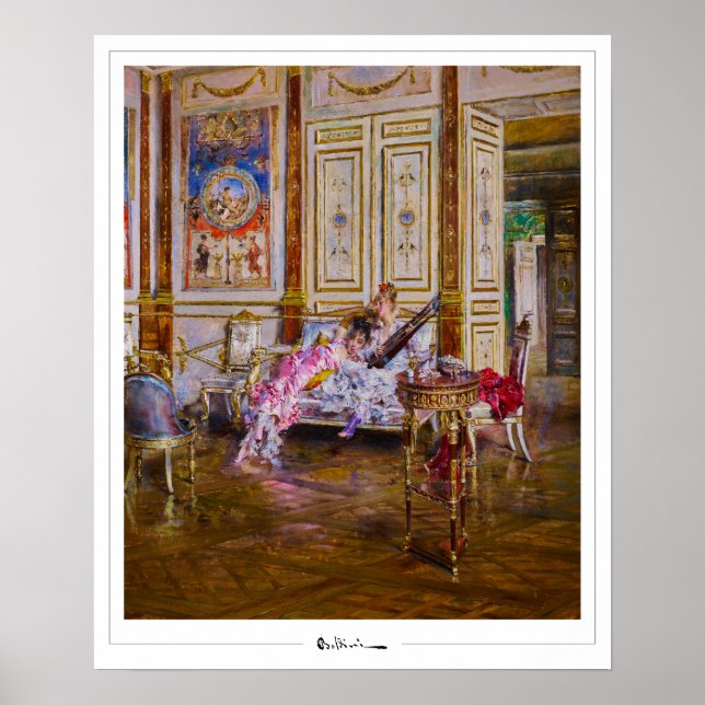 Poster d'art Giovanni Boldini Zedign #358 (Devant)