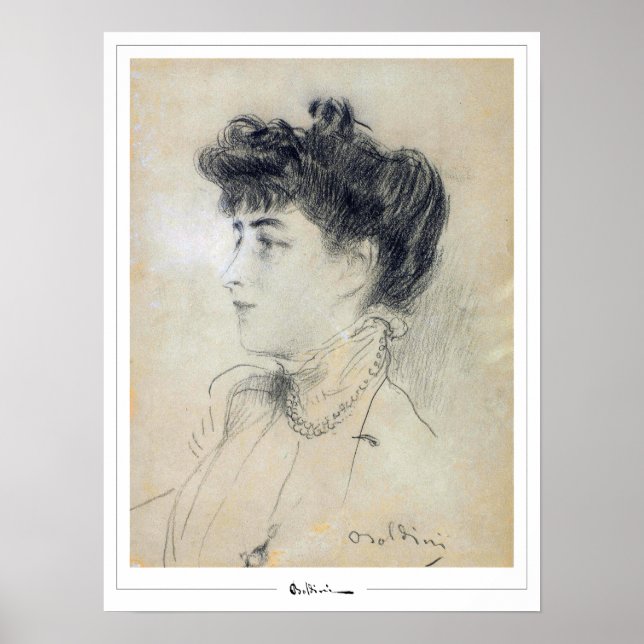 Poster d'art Giovanni Boldini Zedign #384 (Devant)