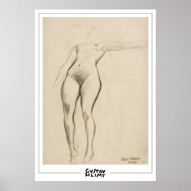 Poster d'art Gustav Klimt Zedign #263 (Devant)