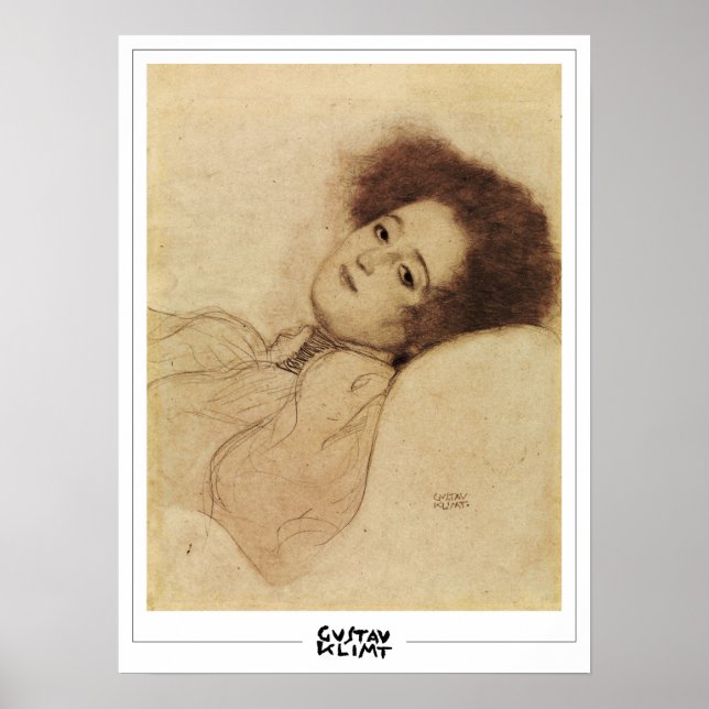 Poster d'art Gustav Klimt Zedign #296 (Devant)