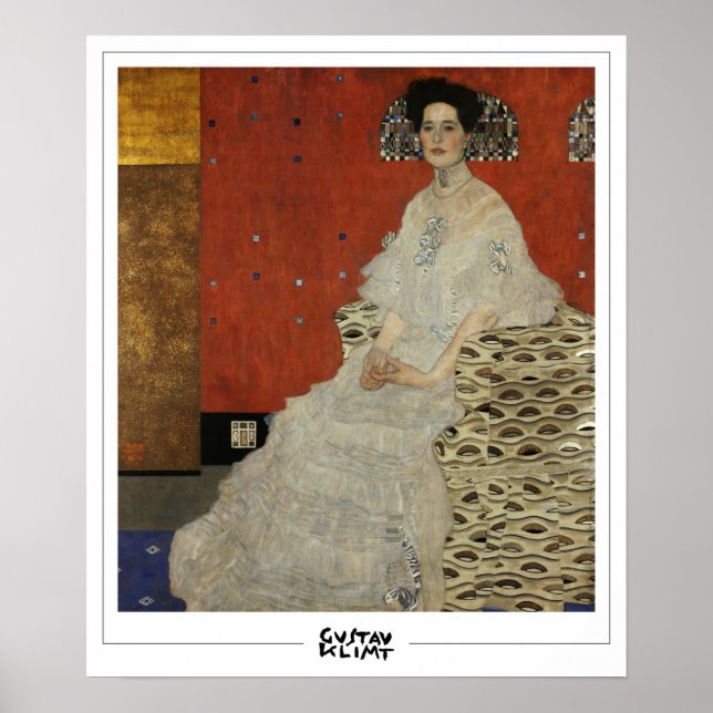Poster d'art Gustav Klimt Zedign #58 (Devant)
