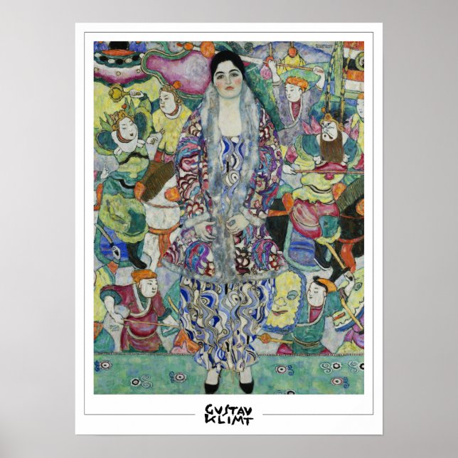 Poster d'art Gustav Klimt Zedign #85 (Devant)