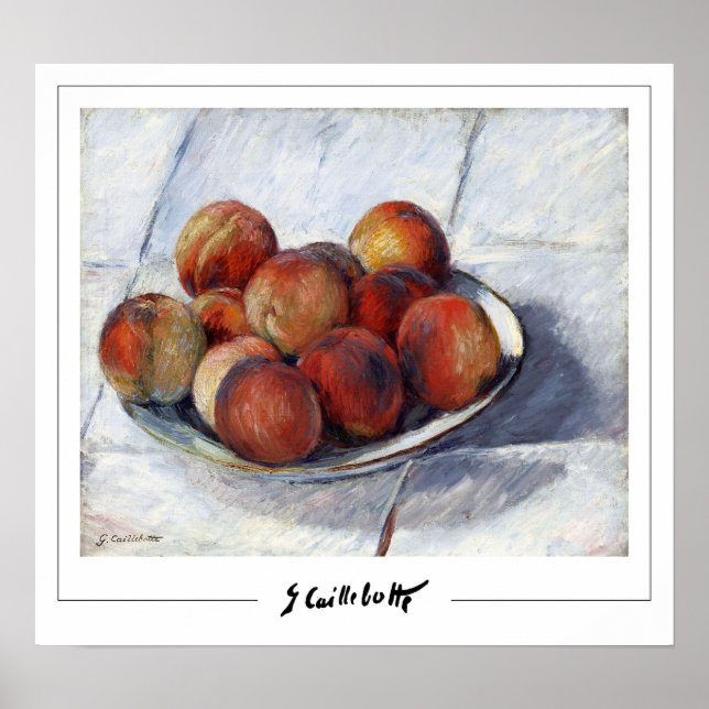 Poster d'art Gustave Caillebotte Zedign #125 (Devant)