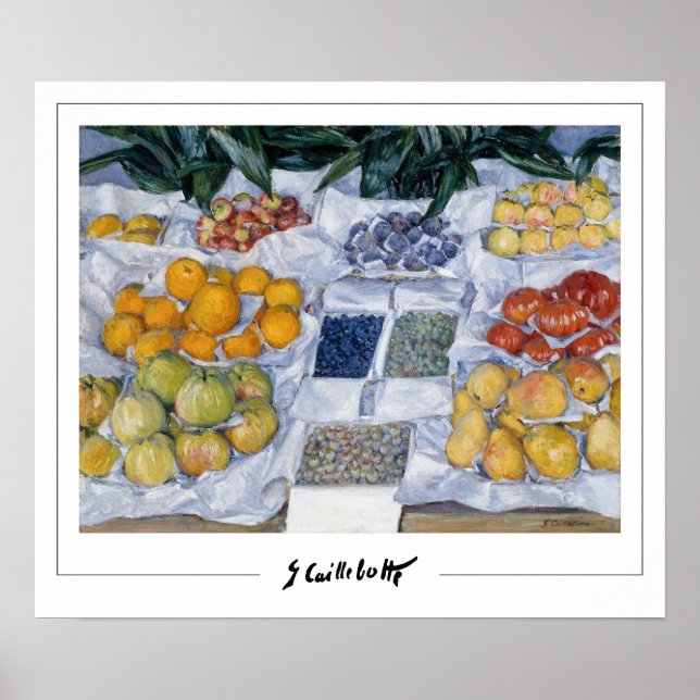 Poster d'art Gustave Caillebotte Zedign #5 (Devant)