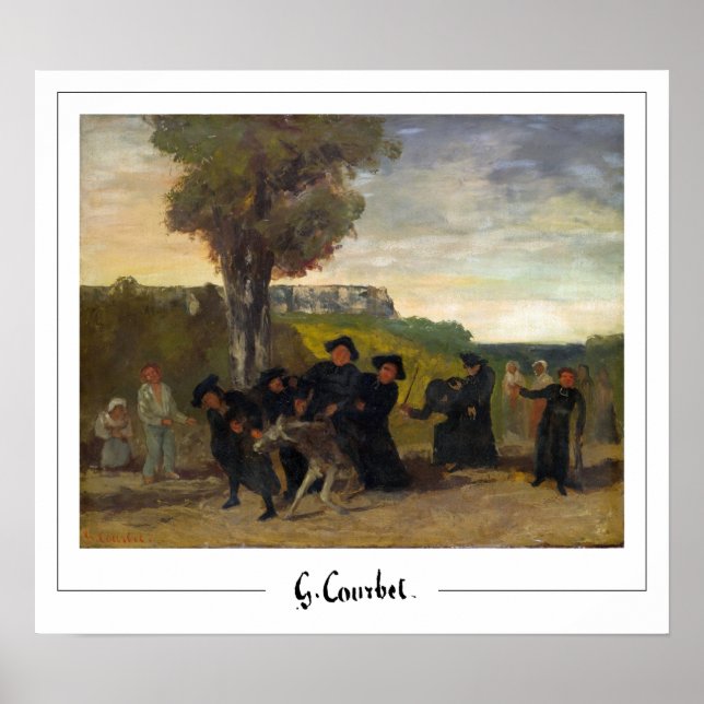 Poster d'art Gustave Courbet Zedign #213-2 (Devant)