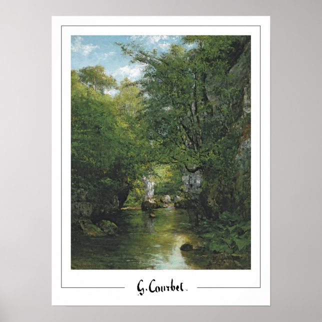 Poster d'art Gustave Courbet Zedign #22 (Devant)