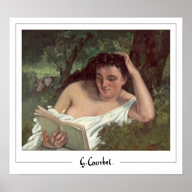 Poster d'art Gustave Courbet Zedign #347-2 (Devant)