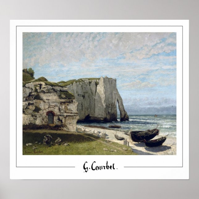 Poster d'art Gustave Courbet Zedign #9-2 (Devant)