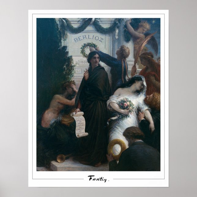 Poster d'art Henri Fantin-Latour Zedign #4 (Devant)