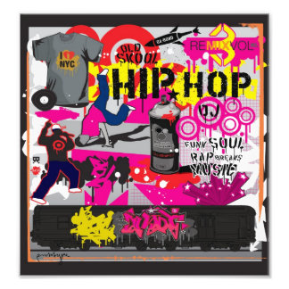 Poster d'art Hip hop