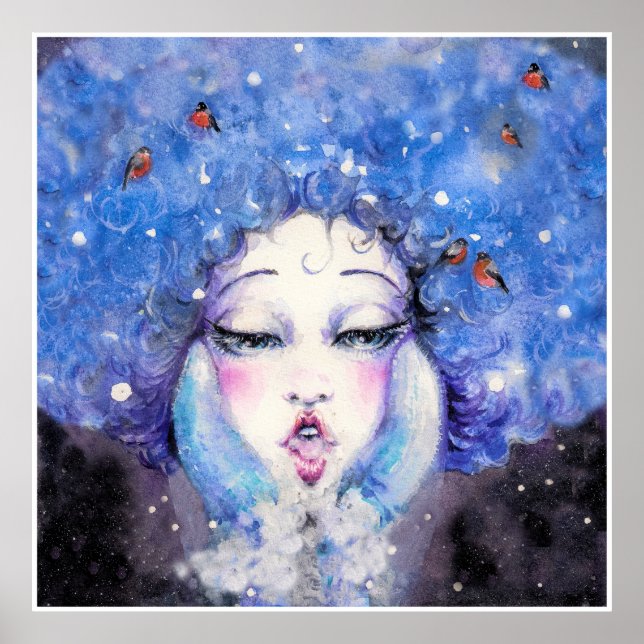 Poster d'art hivernal (Devant)