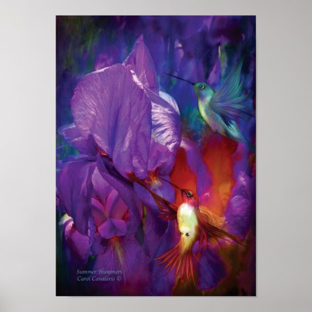 Poster d'art Hummers d'été/Imprimer (Devant)