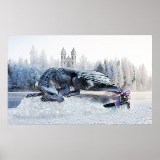 Poster d'art imaginaire Dragon