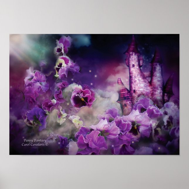 Poster d'art Imaginaire Pansy/Imprimer (Devant)