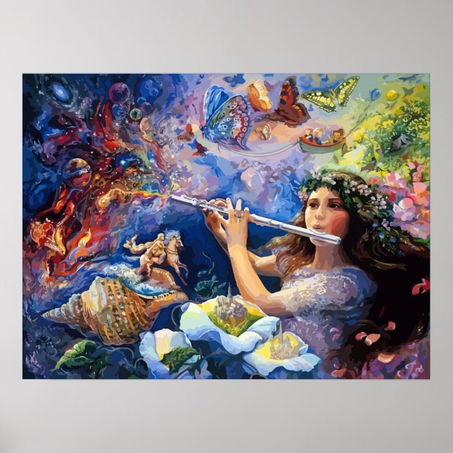 Poster d'art Imaginaire Wonderland (Devant)