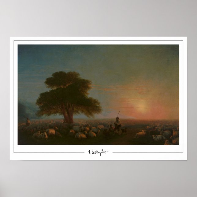Poster d'art Ivan Aivazovsky Zedign #370 (Devant)