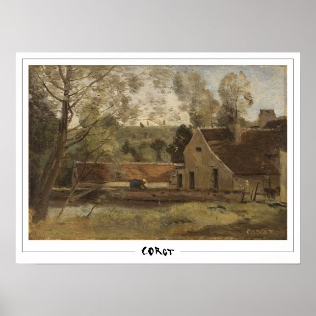Poster d'art Jean-Baptiste-Camille Corot #129 (Devant)